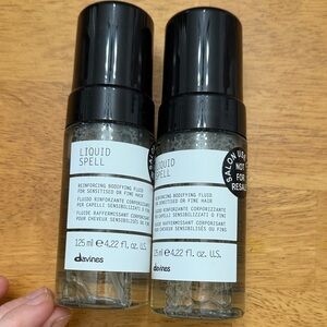 Davines Liquid Spell Bodifying Fluid — Clear & Black Packaging